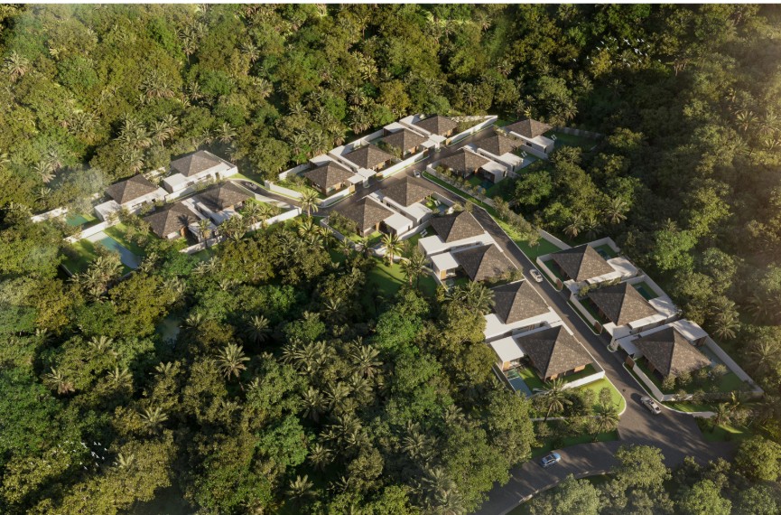 Villa Cerulean, serene tropical 3-bedroom pool villa near Naiyang beach