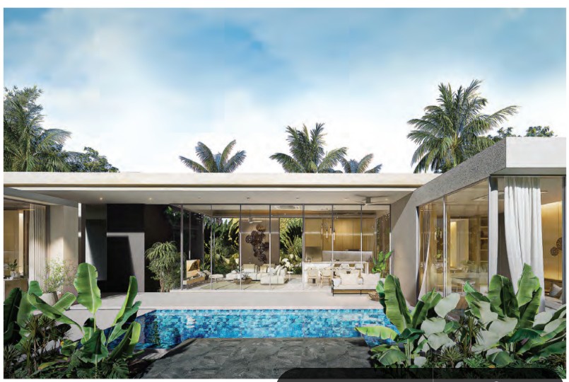 Luxury 3-bedroom pool villa at Nai Yang