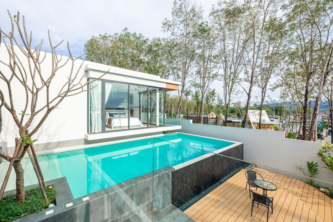 Hillside luxury 3-bedroom pool villa  at Bang Jo