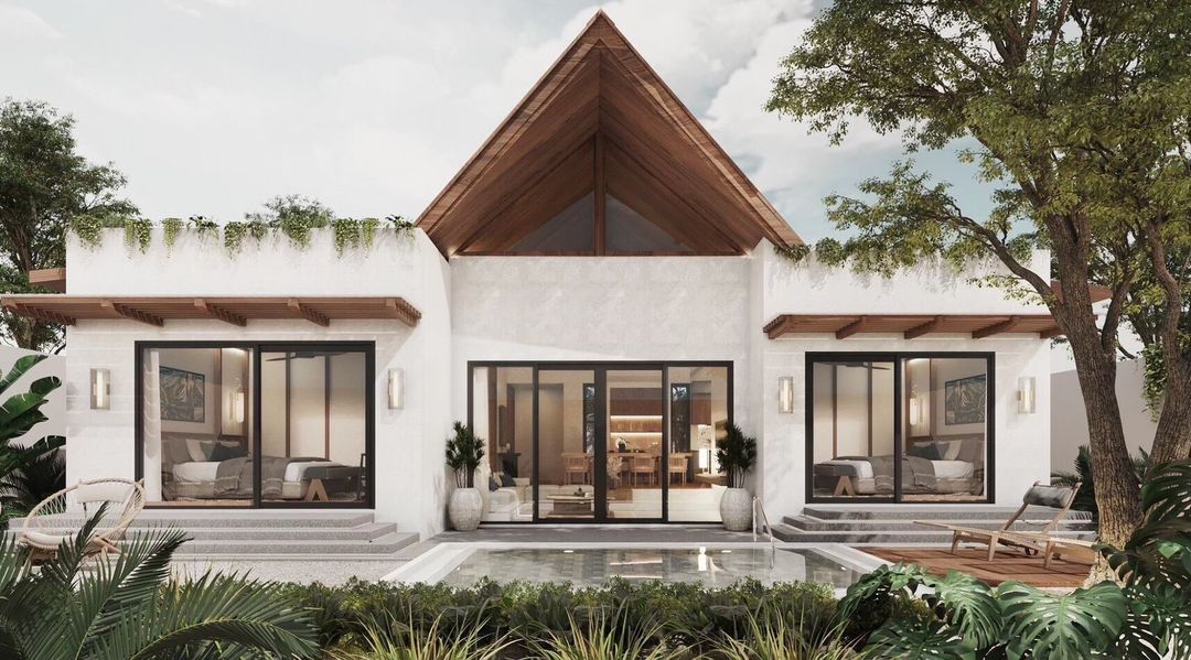 Modern 2-bedroom pool villa near Bangsak Beach, Khao Lak