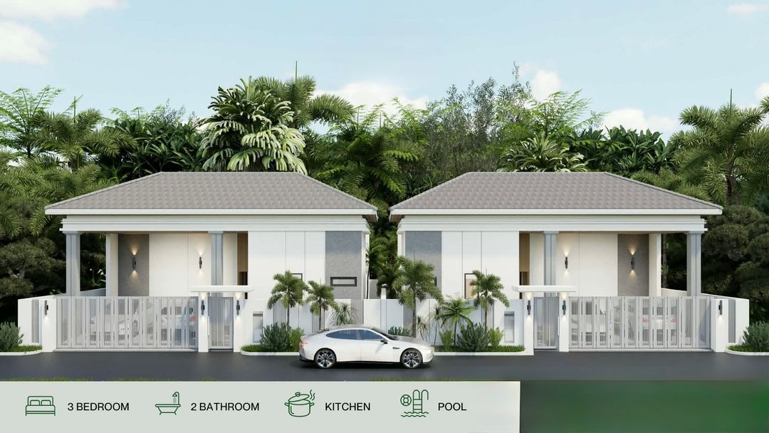 New 3-BR private pool villa in Bang Muang, Takua Pa